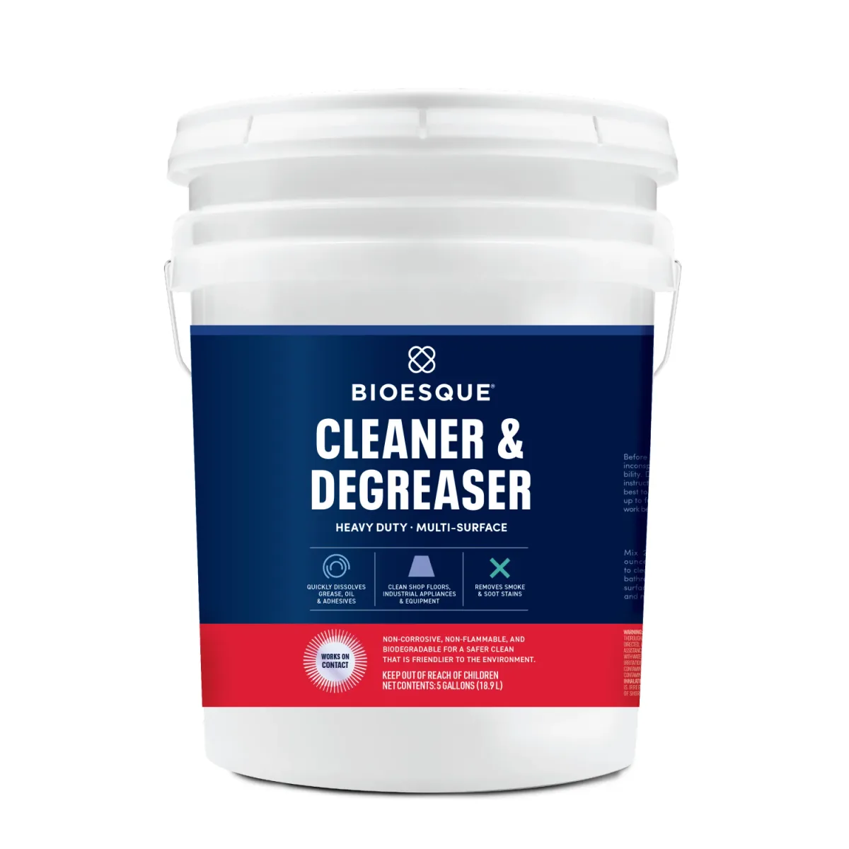 10999 BIOESQUE HEAVY DUTY CLEANER AND DEGREASER, 5-GALLON PAIL, #BHDCD-5G