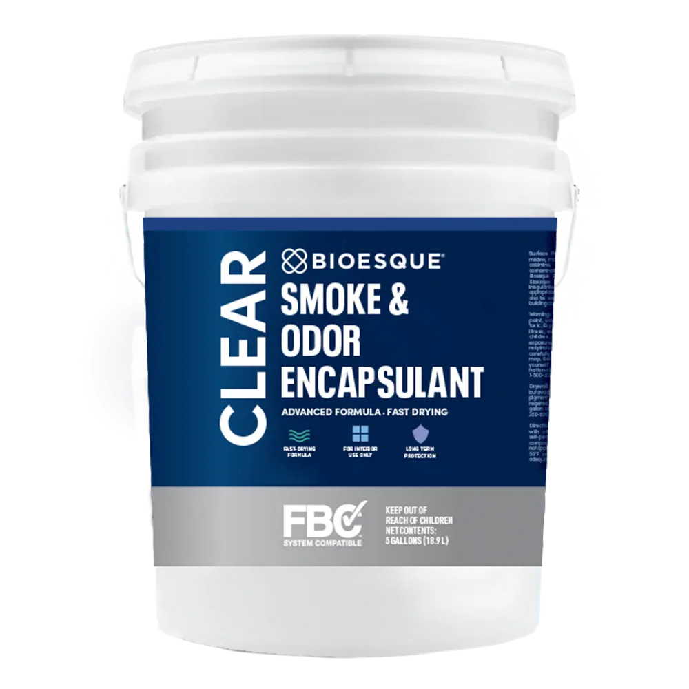 11007 BIOESQUE SMOKE & ODOR ENCAPSULANT, CLEAR, 5-GAL