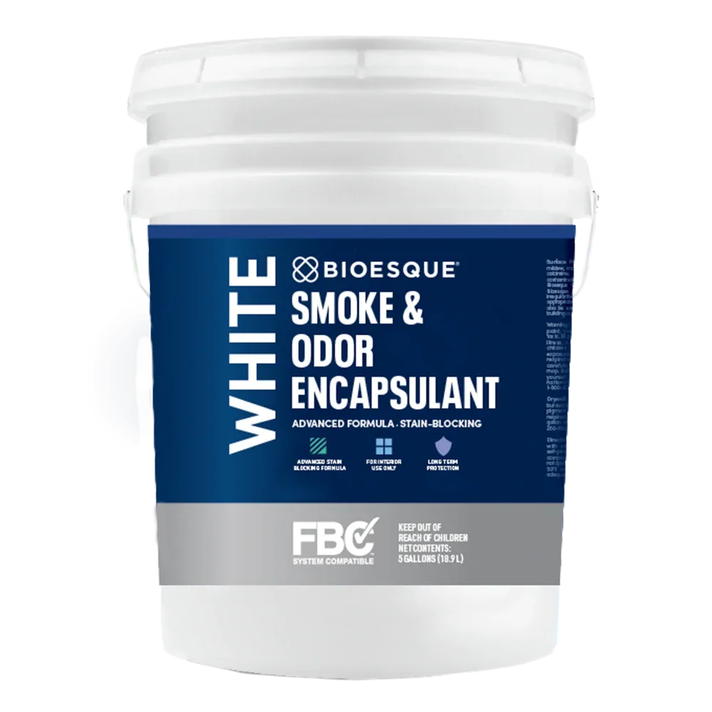 11008 BIOESQUE SMOKE & ODOR ENCAPSULANT, WHITE, 5-GAL