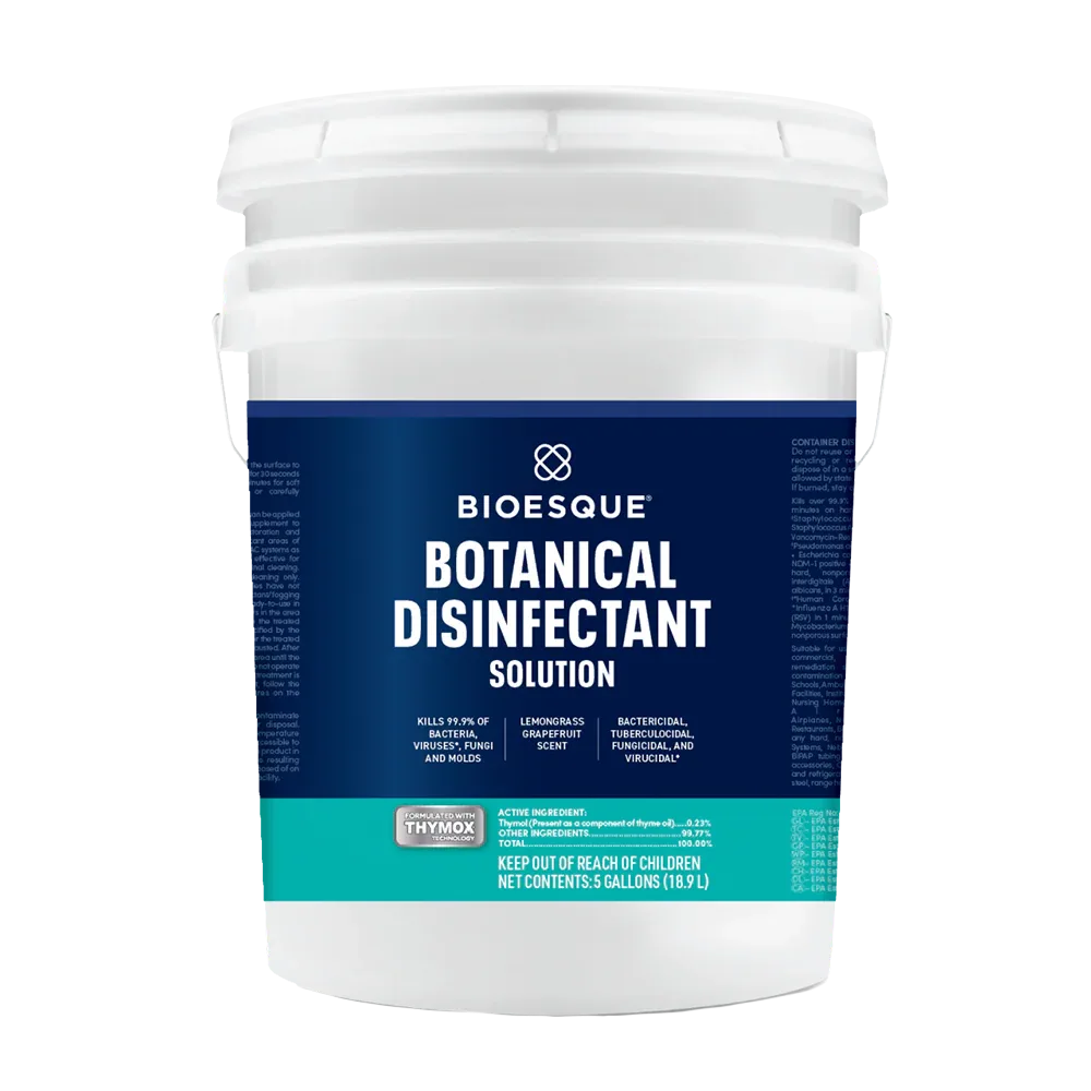 11009 BIOESQUE BOTANICAL DISIFECTANT SOLUTION, #BBDS-5G, 5-GALLON PAIL