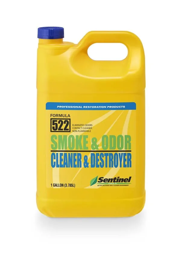 11022 SENTINEL 522 FRESH SCENT SMOKE AND ODOR DESTROYER/CLEANER, 1-GAL