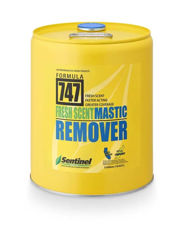 11027 SENTINEL 747 LOW ODOR MASTIC REMOVER, CARB COMPLIANT, 5-GALLON PAIL ODOR SCENT-MILD SOLVENT