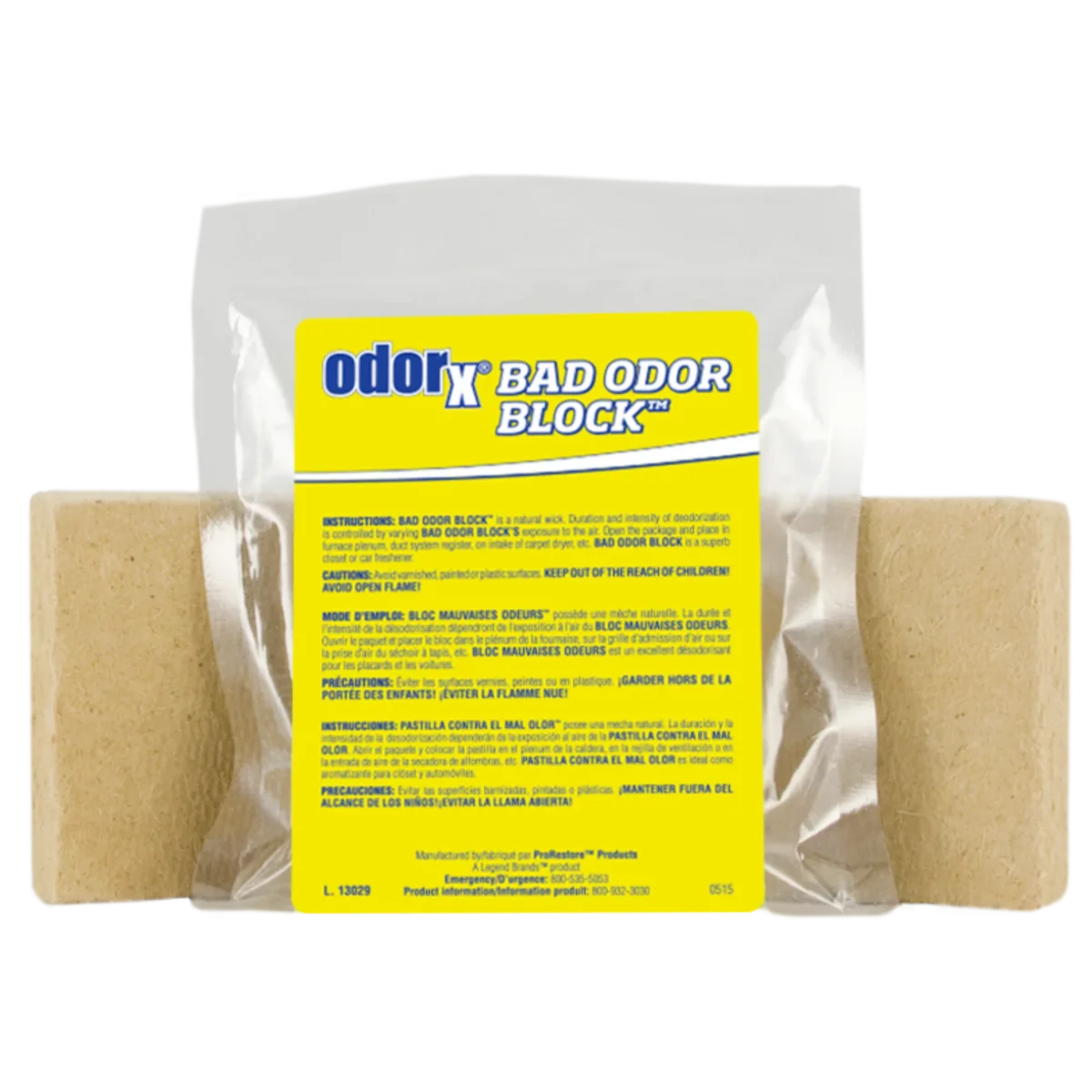 11032 ODORX BAD ODOR BLOCKS, APPLE, 25 PER CASE, SOLD BY EACH, #101505