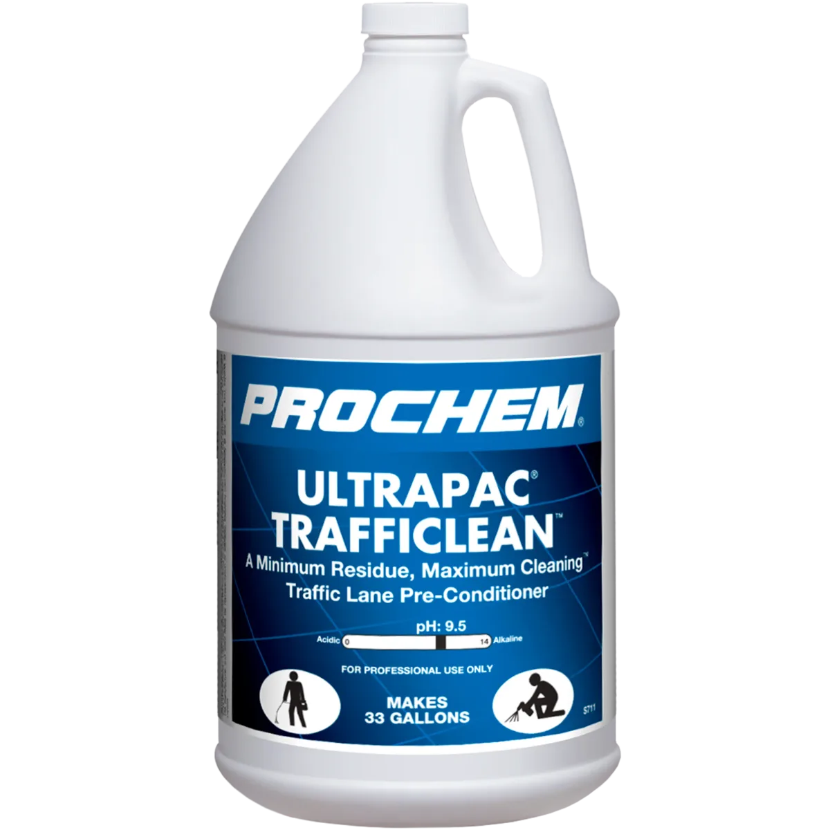 11033 PROCHEM 5711 ULTRAPAC TRAFFIC CLEAN, 4 GAL/CASE, SOLD BY GAL, #119323