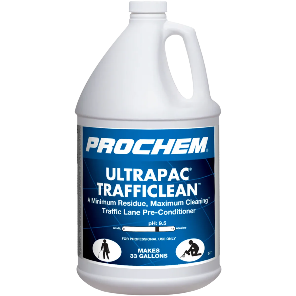 11033 PROCHEM 5711 ULTRAPAC TRAFFIC CLEAN, 4 GAL/CASE, SOLD BY GAL, #119323, view 3