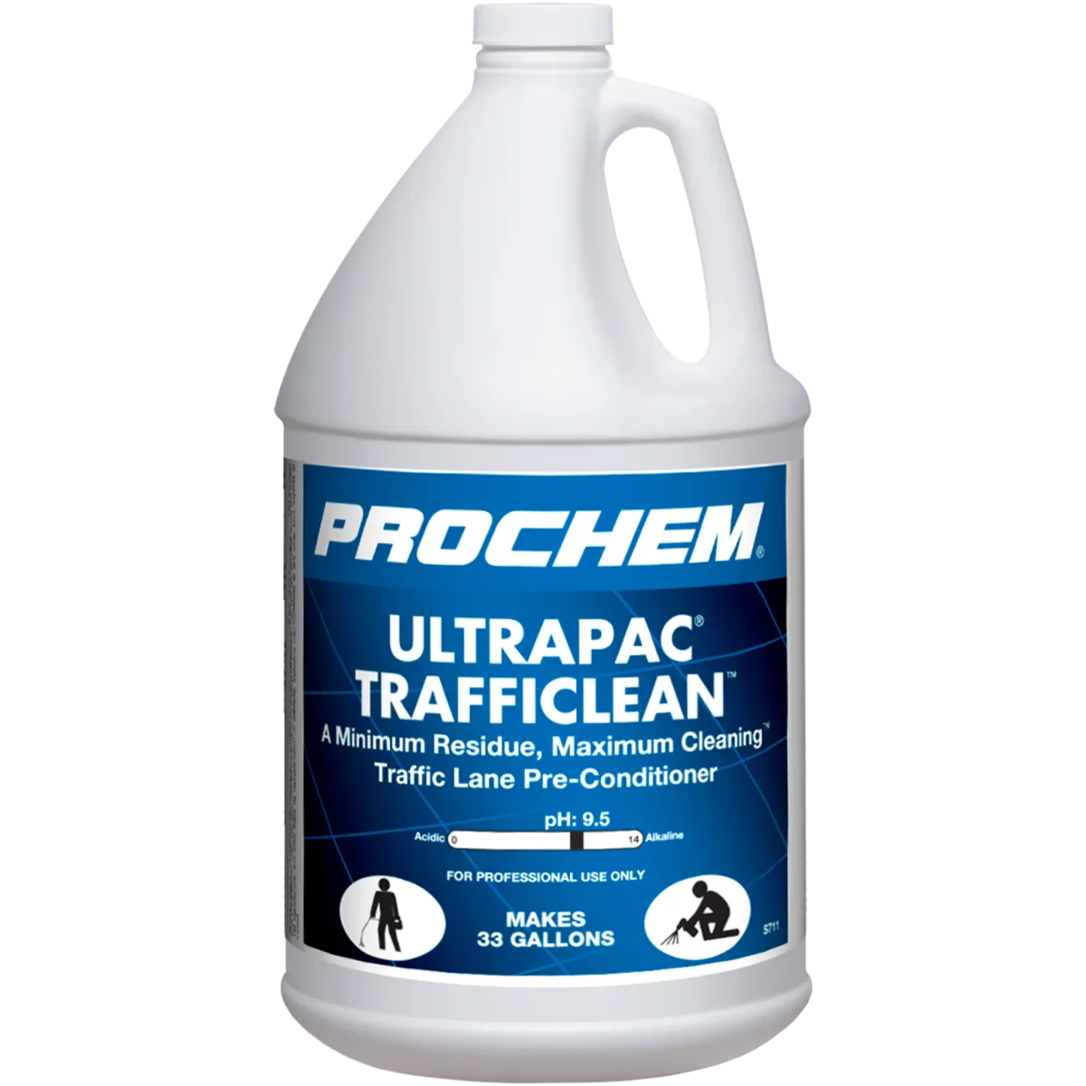 11033 PROCHEM 5711 ULTRAPAC TRAFFIC CLEAN, 4 GAL/CASE, SOLD BY GAL, #119323, view 4