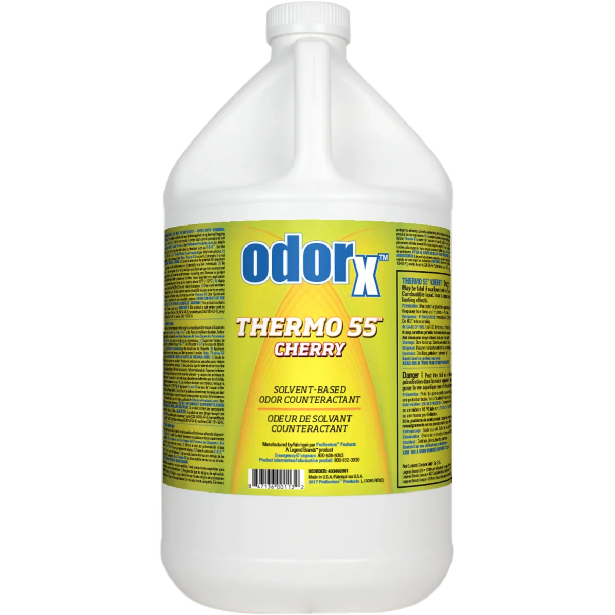 11035 ODORX THERMO 55 CHERRY, 4 GAL/CASE, SOLD BY GALLON, #115970