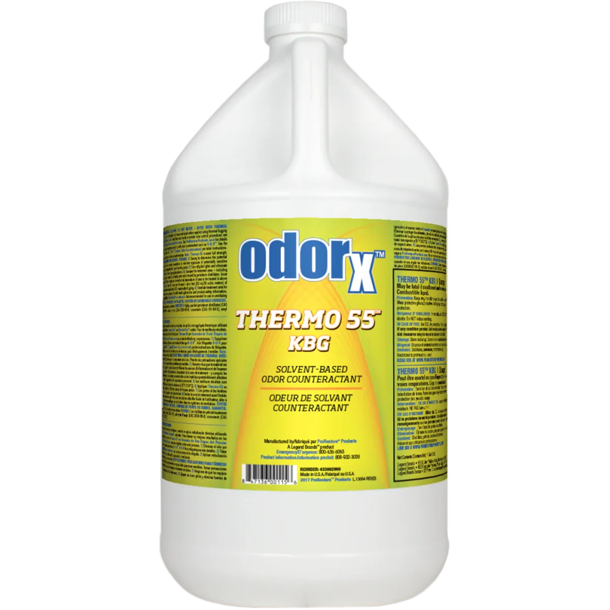 11042 ODORX THERMO 55 KENTUCKY BLUE GRASS 4 GAL/CASE, SOLD BY GALLON, #119824, view 3
