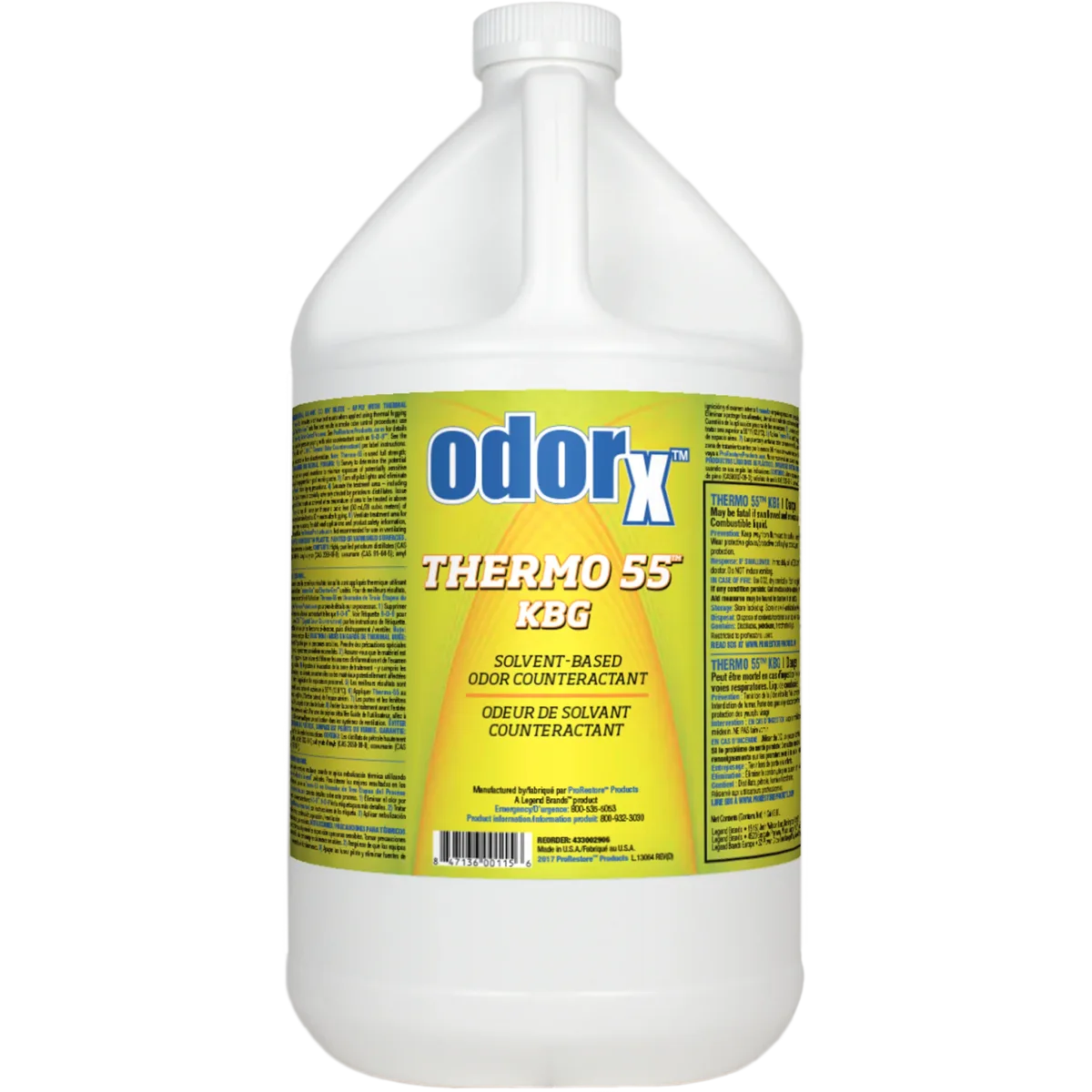 11042 ODORX THERMO 55 KENTUCKY BLUE GRASS 4 GAL/CASE, SOLD BY GALLON, #119824, view 4