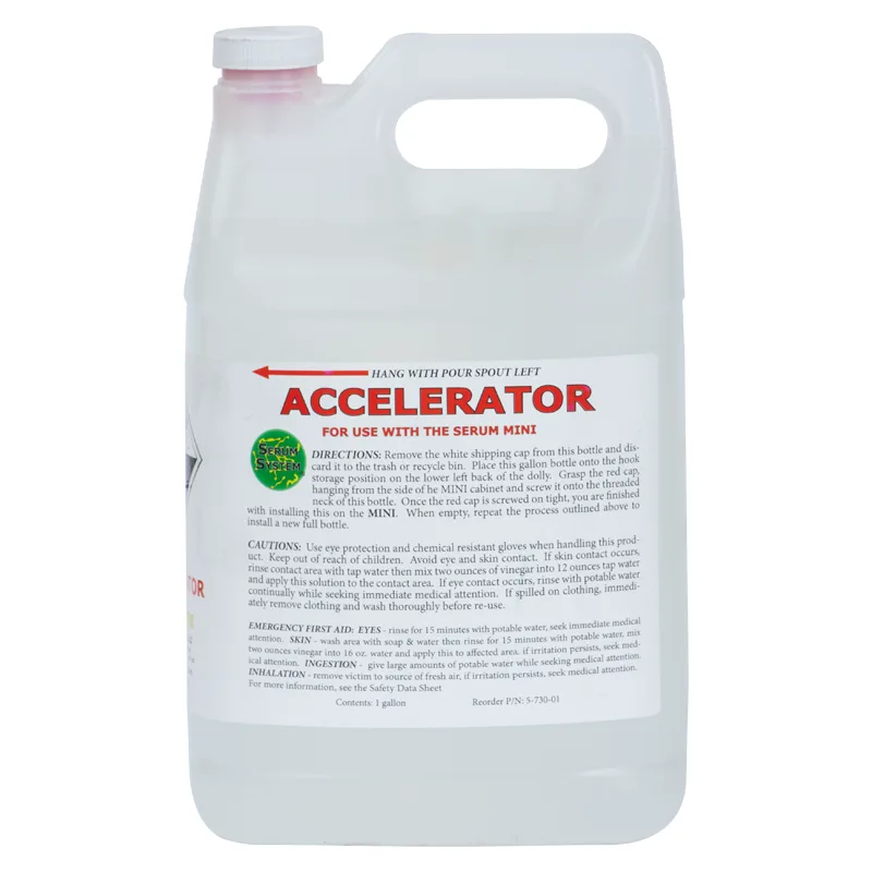 11073 SERUM ACCELERATOR, UN1814 POTASSIUM HYDROXIDE SOLUTION FOR USE W/SERUM1000 # S-730-02, 1-GALLON, 2 PER CASE SOLD BY CASE