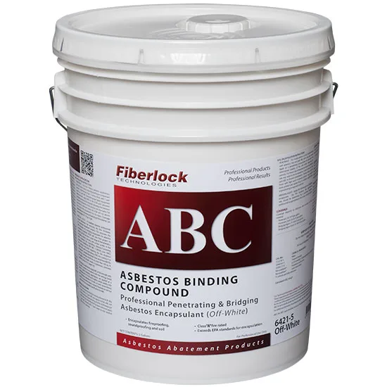 11078 FIBERLOCK ABC BRIDGING ENCAPSULANT, OFF-WHITE, 5-GALLON PAIL, ITEM 6421-5