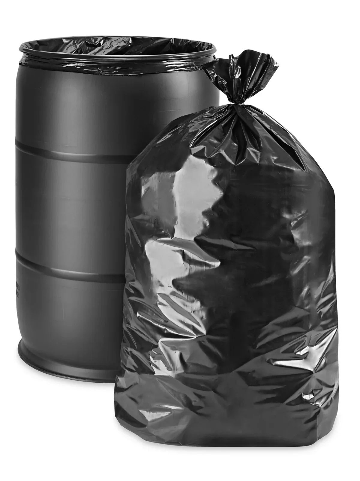 11300 CONTRACTOR BAGS, BLACK, 3-MIL, 33 X 48, 42-GALLON, 32 PER BOX