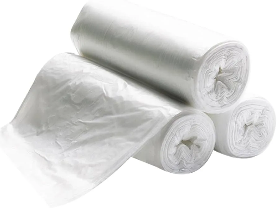 11600 6 MIL CLEAR TRASH BAG, 38" X 60", NO PRINT BAGS, 50 PER ROLL