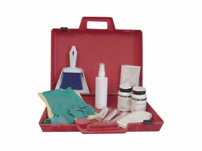 30007 MERCURY SPILL KIT, INCLUDES MERCSORB POWDER, VAPOUR SUPPRESANT,2-UNIVERAL PADS, 1-DUST MASK, DISP.BOOTIES, 1-PR NITILE GLOVES,1-BRUSH & DUST PAN, 1-ASPIRATOR, 1-DISPOSABLE BAG IN CASE. ITEM MERCAU