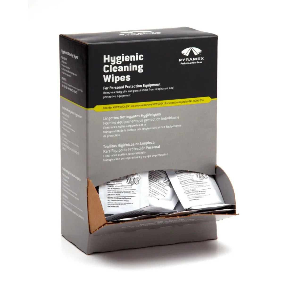 30020 RESPIRATOR WIPES #HCW100A, 100/BX, 10 BOX PER CASE, SOLD BY BOX