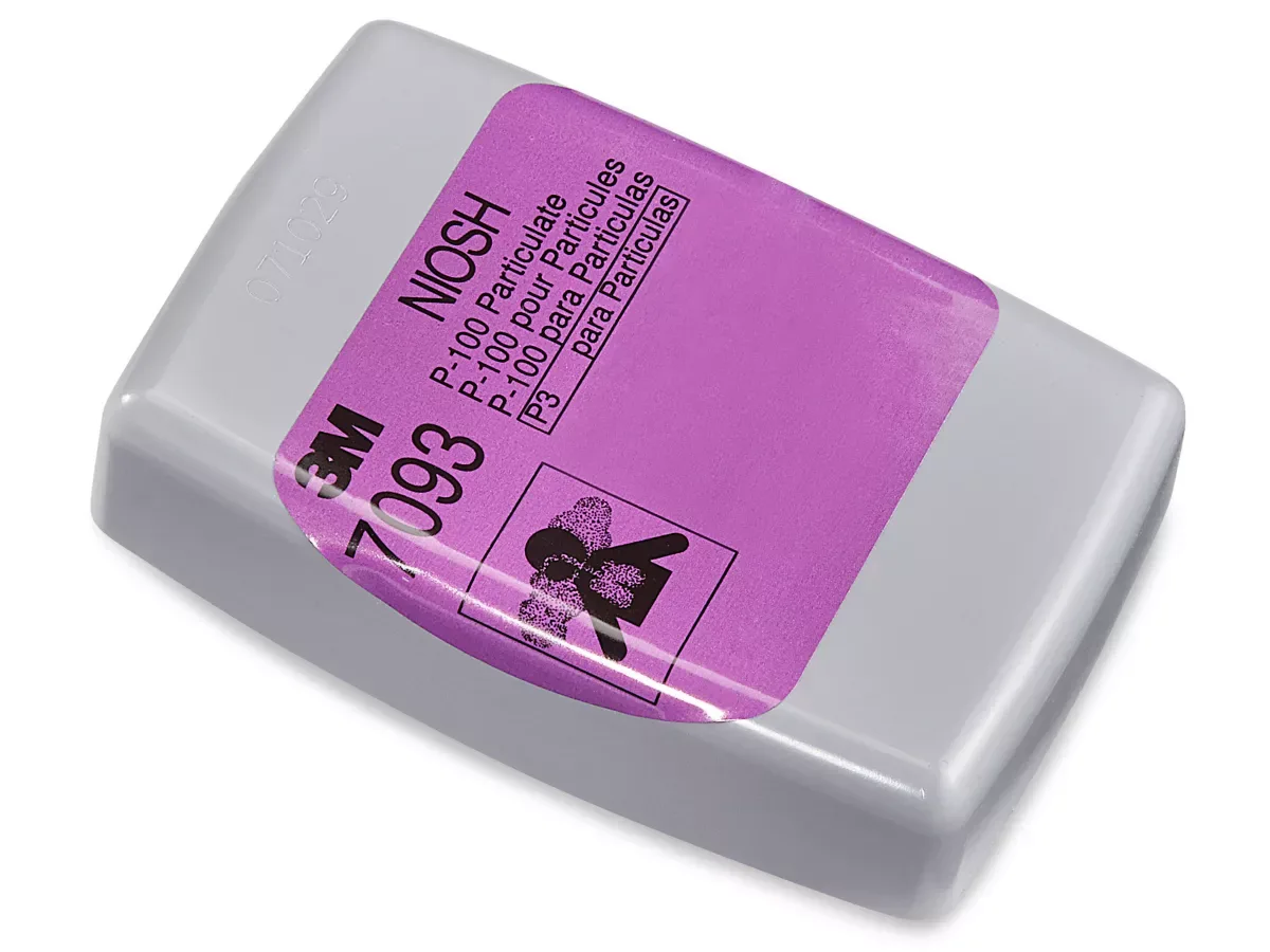 30038 3M 7093 HARD SHELL PARTICULATE FILTER P100, SOLD BY PAIR
