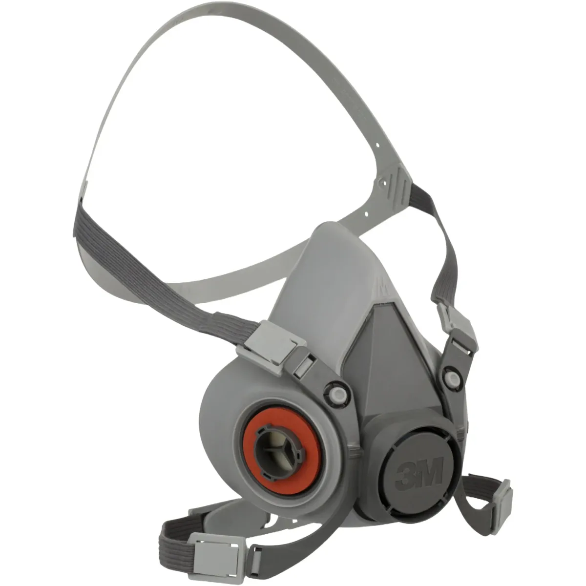 30040 3M HALF FACE RESPIRATOR, 6000 SERIES, THERMOPLASTIC ELASTOMER MASK, W/O FILTERS, SIZE SMALL