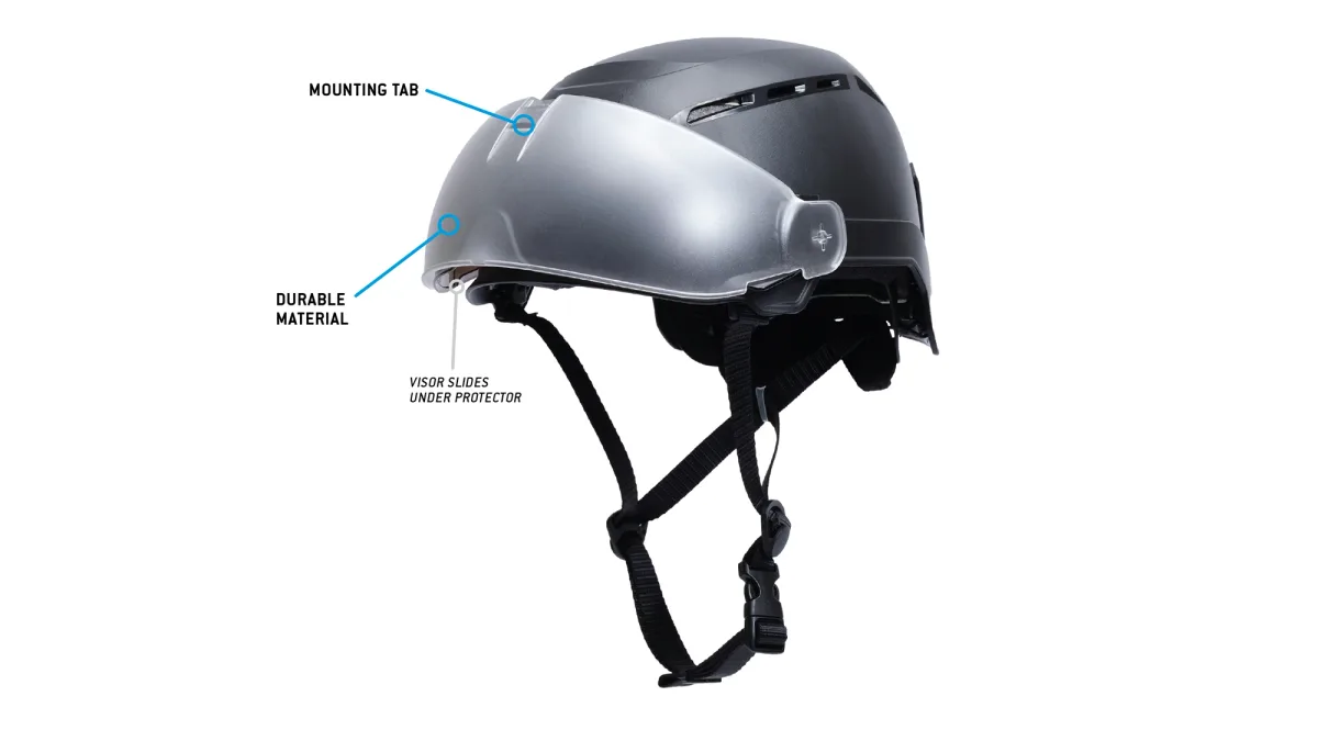 32014 PYRAMEX, HPT2PV COVER FOR VISOR LENS FOR THE HPT2611 HELMET HARD HATS, 6/BOX, SOLD BY EACH, view 2