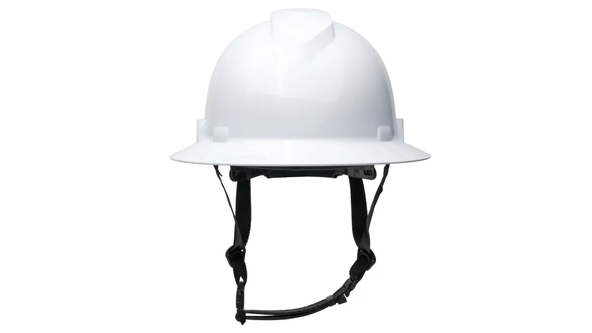 32016 PYRAMEX HPT256160 SL TYPE 2 FULL BRIM STYLE HARD HAT, COLOR BLUE, 6/BOX, SOLD BY EACH, view 4