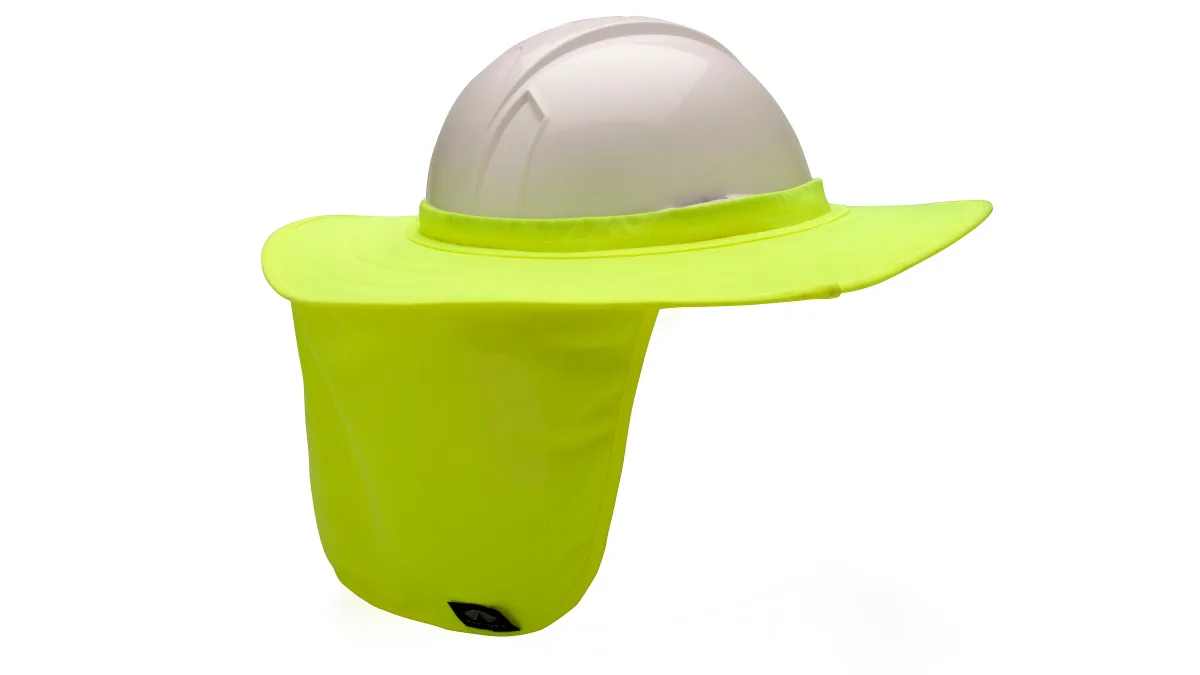 32017 PYRAMEX HARD HAT SHADE-WHITE ITEM HPSHADE10, view 2