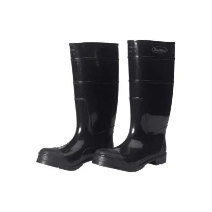 33109 15" STEEL TOE PVC WORK BOOTS, LINED, SIZE 9, SOLD BY PAIR