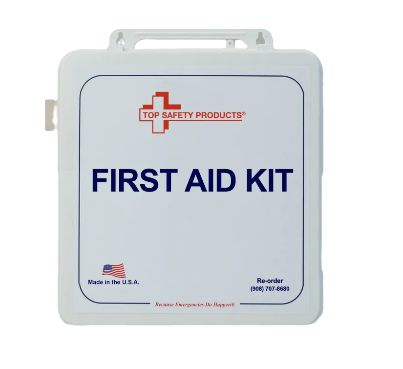 33121 GENERAL USE 50 PERSON FIRST AID KIT #50, PLASTIC CASE, ITEM #640-051G