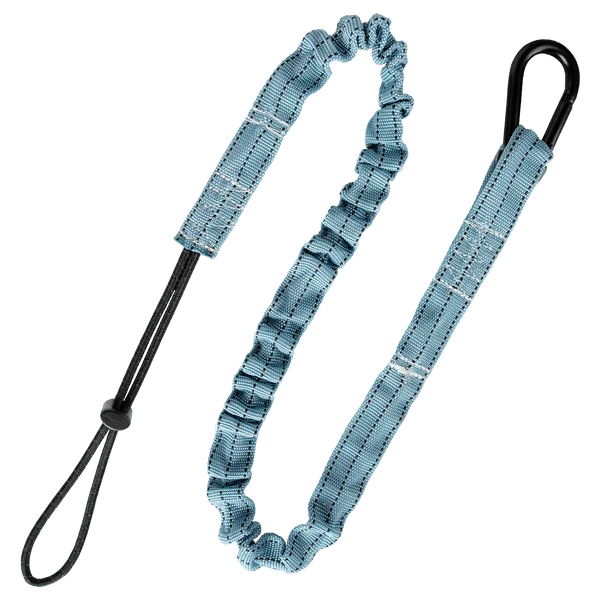 34019 FALLTECH TOOL TETHER. 5-LB, WITH CHOKE-ON CINCH-LOOP AND STEEL CARABINER, 36" 10/ PK ITEM 5027B10, view 2