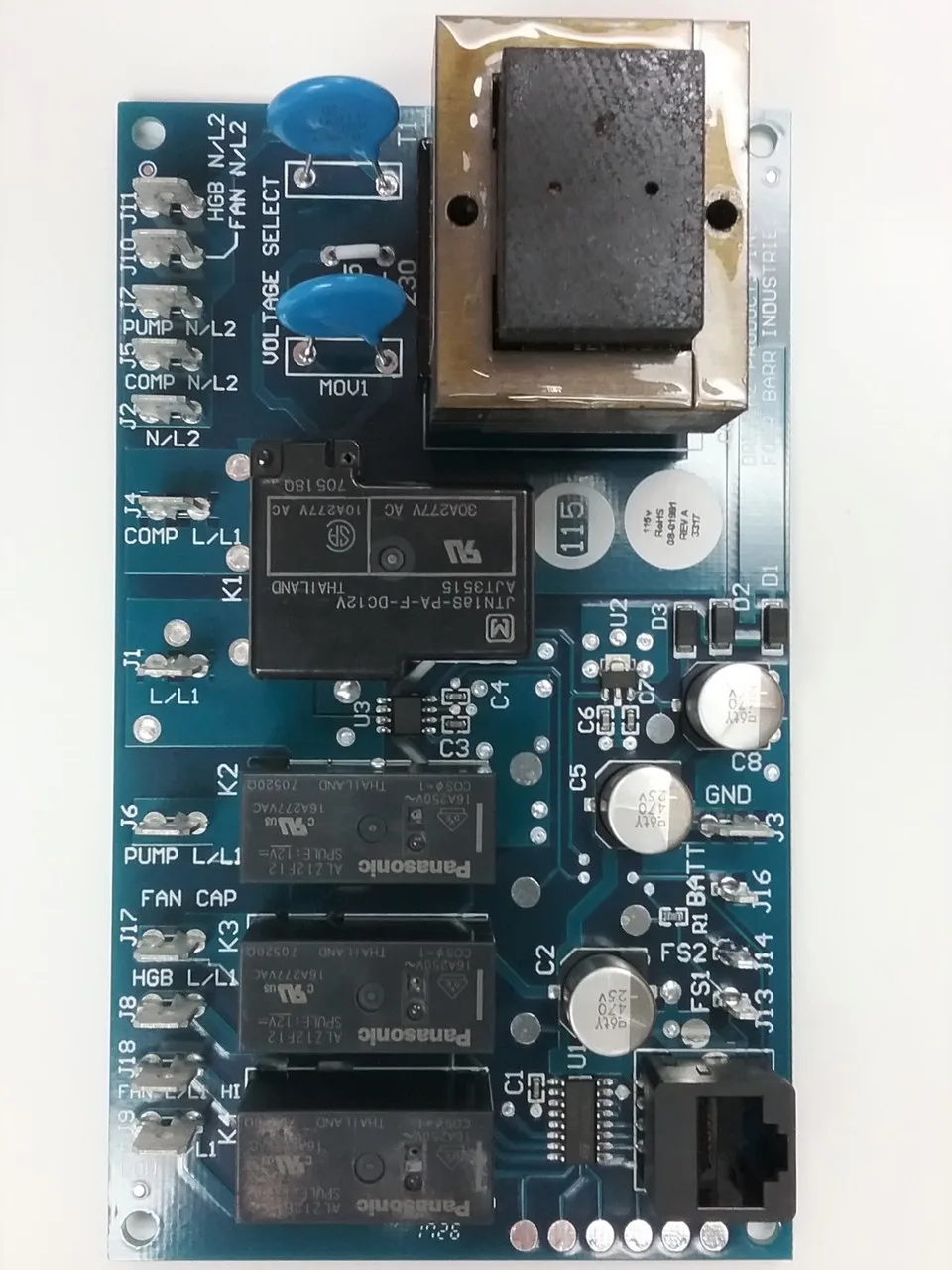 40031 DRI-EAZ CIRCUIT BOARD, 115V. HIGH VOLTAGE, FITS EVOLUTION, REVOLUTION, AND LGR7000XL1, ITEM #109831
