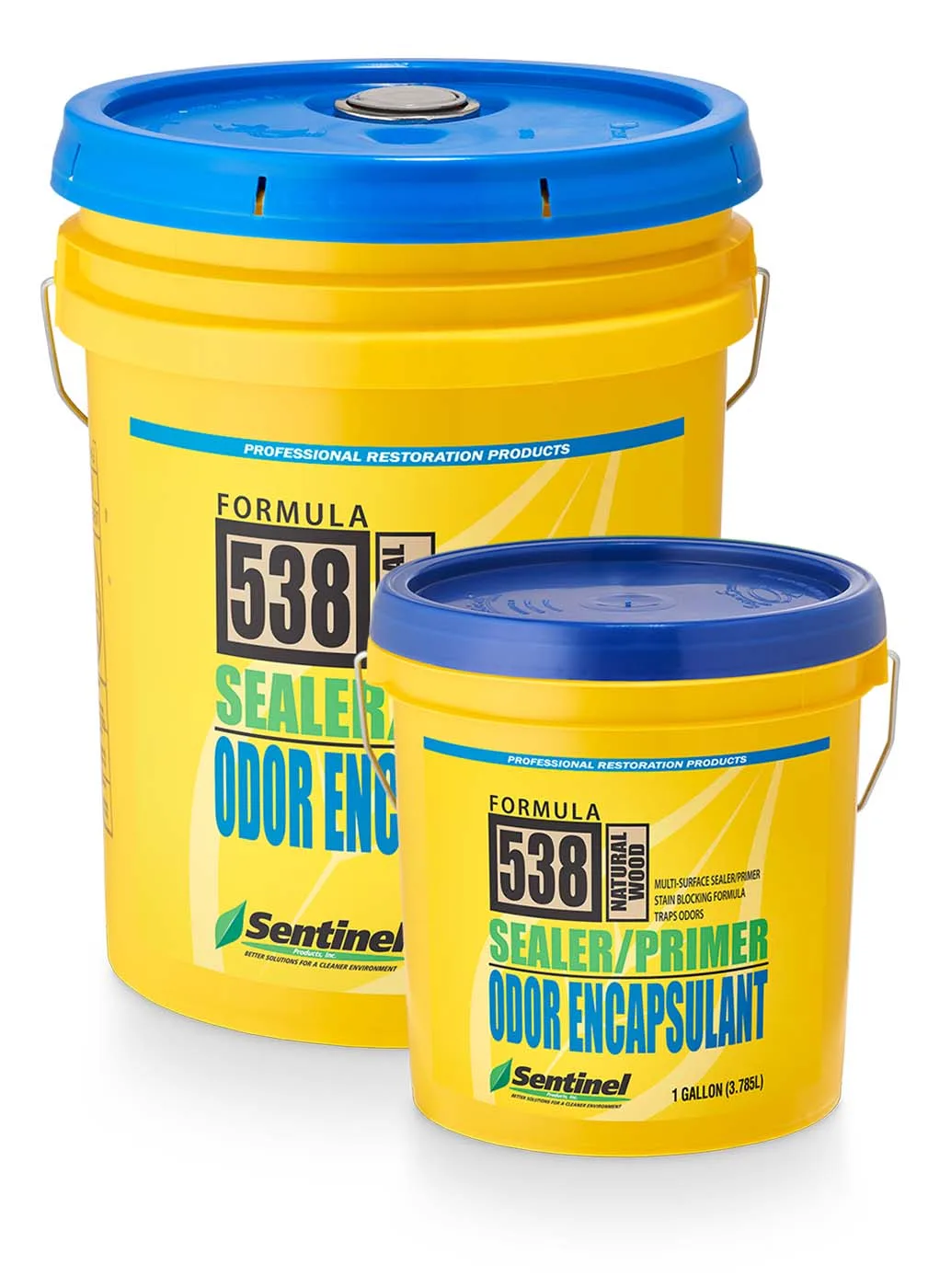 50001 SENTINEL SEALER/PRIMER FORMULA 538 SMOKE/ODOR ENCAPSULANT, WOOD, 5 -GAL PAIL ITEM 538NAT/05, view 3