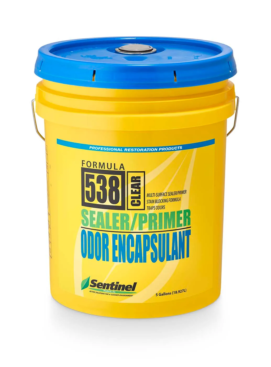 50009 SENTINEL SEALER/PRIMER FORMULA 538 SMOKE/ODOR ENCAPSULANT, CLEAR, 5 -GAL PAIL ITEM 538/05