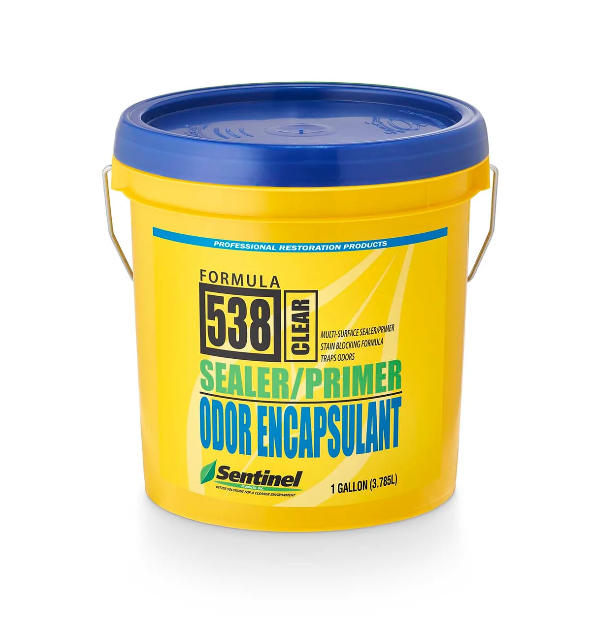 50009 SENTINEL SEALER/PRIMER FORMULA 538 SMOKE/ODOR ENCAPSULANT, CLEAR, 5 -GAL PAIL ITEM 538/05, view 2