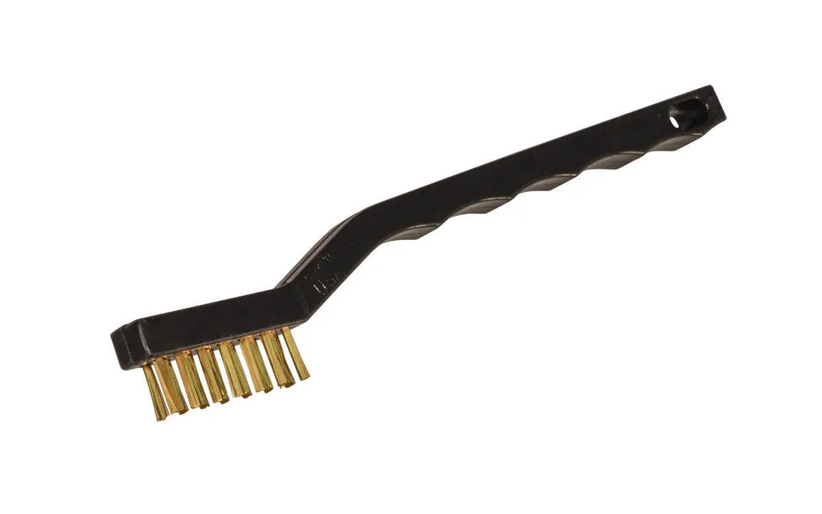 51001 STAINLESS STEEL WIRE SMALL BRUSH WITH PLASTIC HANDLE, SOLD BY EACH, #EC-270