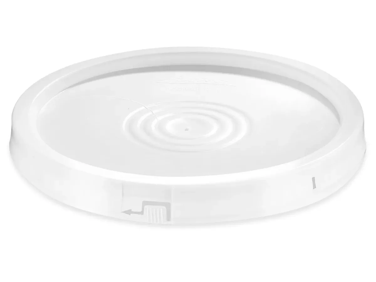 51049 PAIL LID, WHITE PLASTIC FOR 5-GAL PAIL 57W5RW, SOLID LID, ITEM# 57WWZP