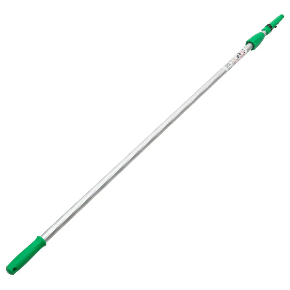 53090 UNGER# EZ250, 8' EXTENSION POLE, TELSCOPIC W/ERGONOMIC HANDLE, OPTI LOC 2, 2-SECTION,THREADED CONECTION, NYLON/ANODIZED ALUMINUM