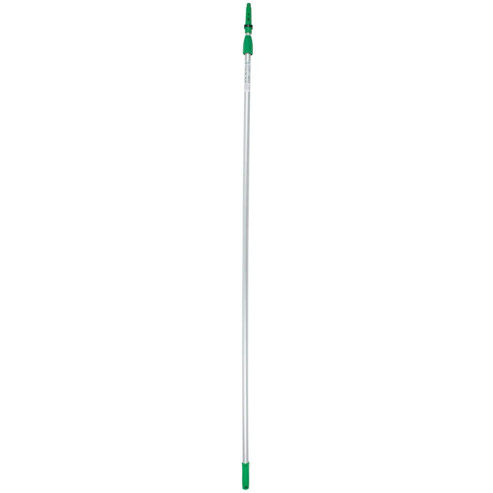 53091 UNGER# EZ400,13' EXTENSION POLE, TELSCOPIC W/ERGONOMIC HANDLE, OPTI LOC 2, 2-SECTION,THREADED CONECTION, NYLON/ANODIZED ALUMINUM