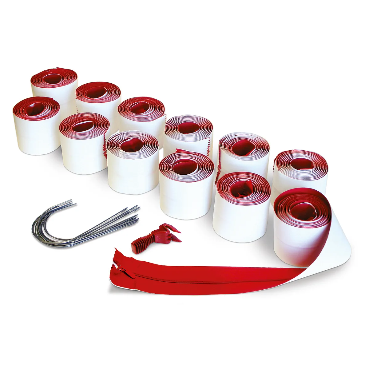 53101 ZIPWALL HEAVY DUTY ZIPPER 12-PACK INCLUDES: TWELVE ZIPPERS, TWELVE FLAP HOOKS, & ONE ZIPPER KNIFE, HDAZ12