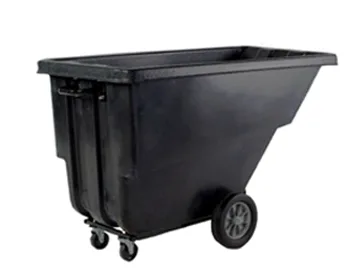 53112 WEB-TEX 1-CUBIC YARD ROTOMOLDED TILT CART. 70"L X 32"W X 42"H, HARDWARE INCLUDED FOR ASSEMBLY