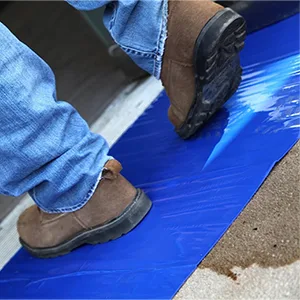 53120 24"X 36" TACKY MAT, BLUE, 30 SHEETS PER PACK, 4PK/CASE, #CM2436B4