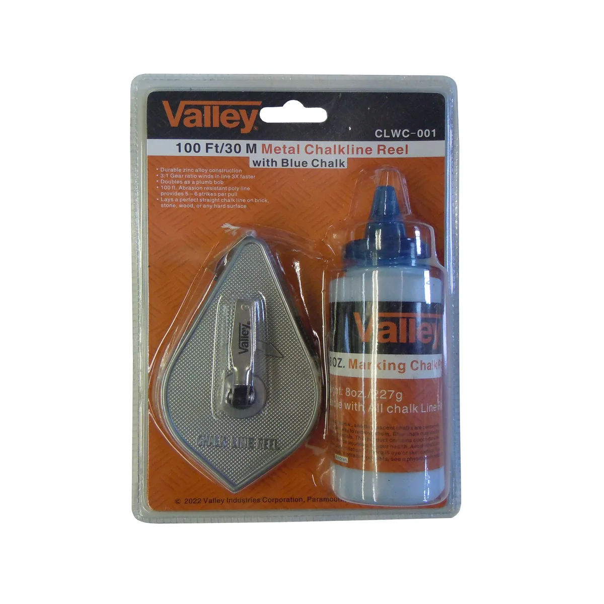 53135 CHALK LINE, W/BLUE CHALK 30M X 100', SOLD BY EACH, #CLWC-001
