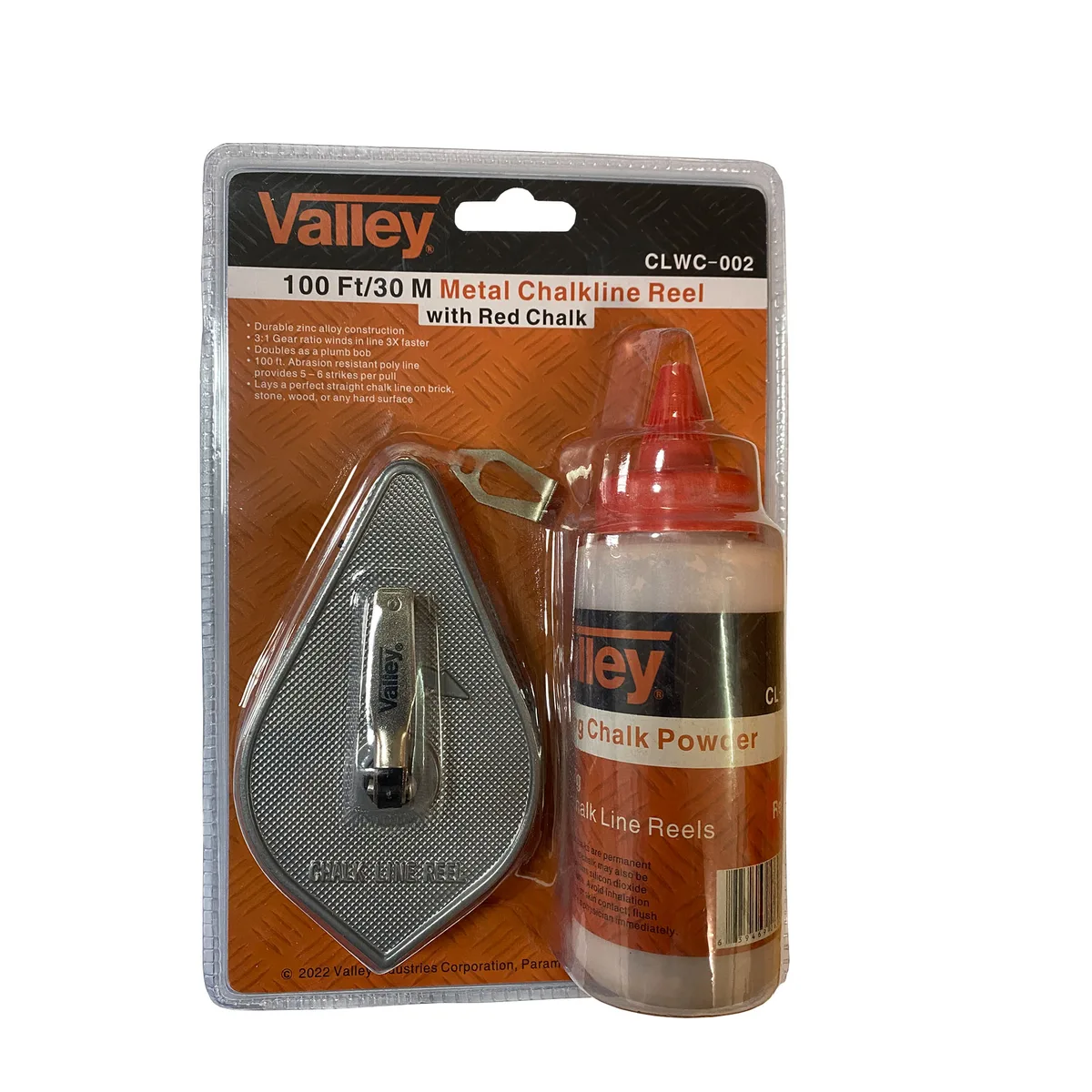53136 #CLWC-002 CHALK LINE, W/ RED CHALK 30M X 100', 48/CS 12/BX, SOLD BY EACH