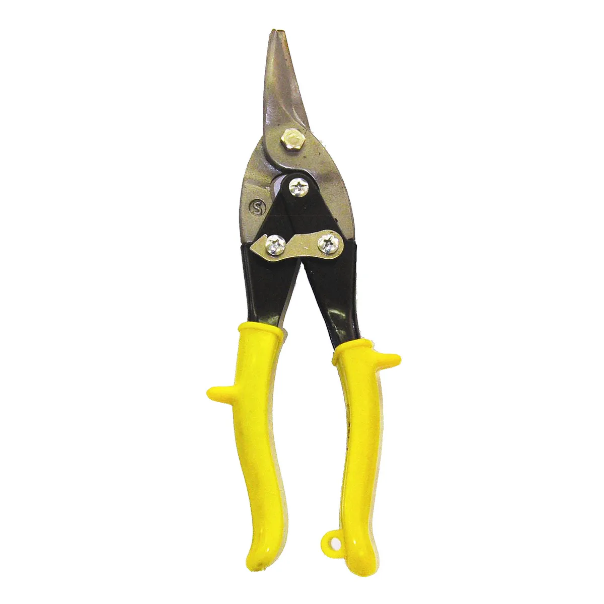 53137 # AS-10S AVIATION SNIPS, TIN SNIP, STRAIGHT, 10", YELLOW, 48/CS, 6/BX, SOLD BY EACH