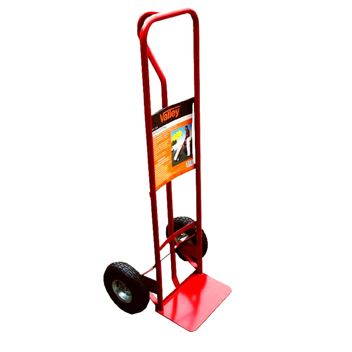 53144 HAND TRUCK DOLLY, P-HANDLE, 10.5" AIR TIRES, 600 POUND CAPACITY, #CART-004