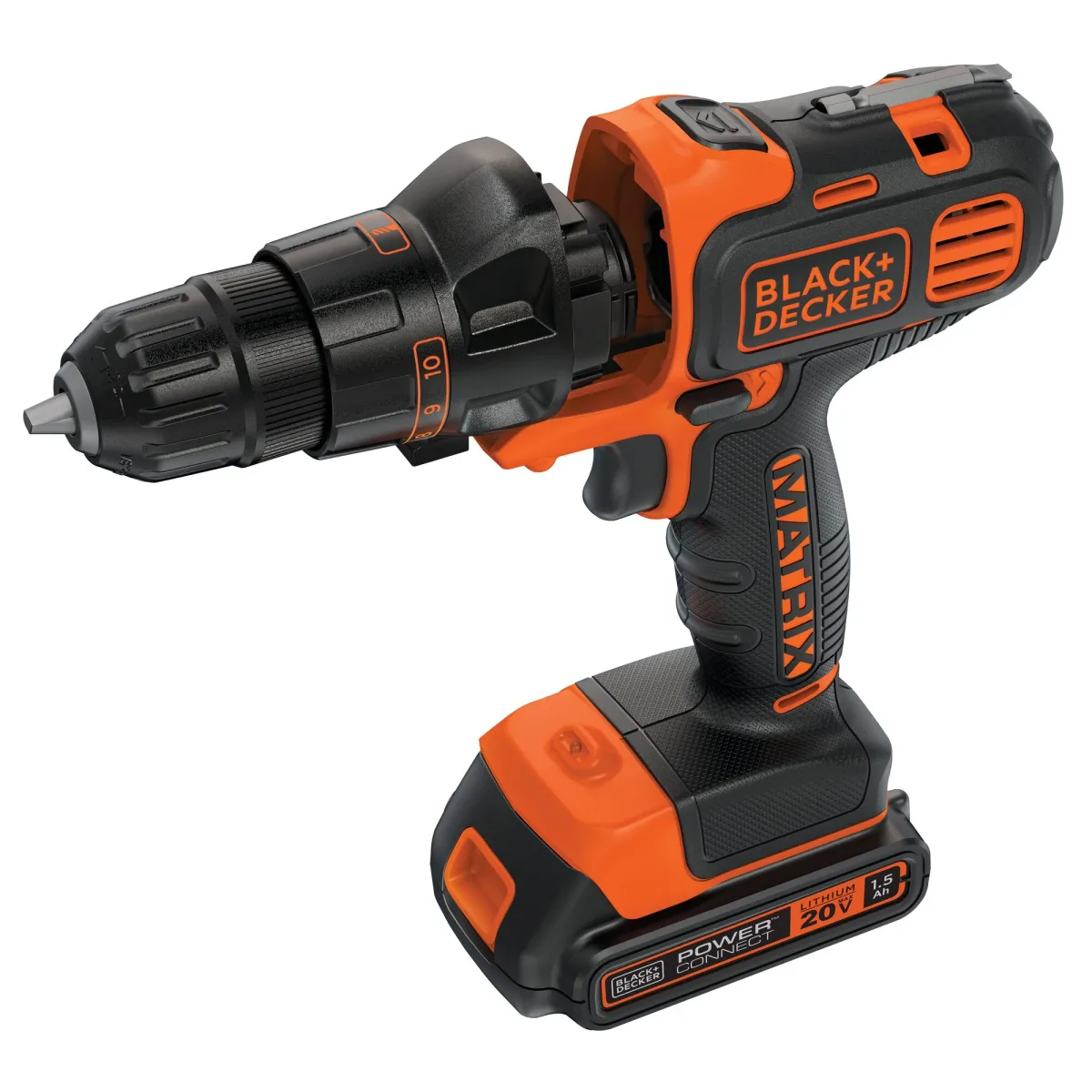 53170 BLACK & DECKER 20V MAX MATRIX CORDLESS DRILL/DRIVER ITEM# BDCDMT120C