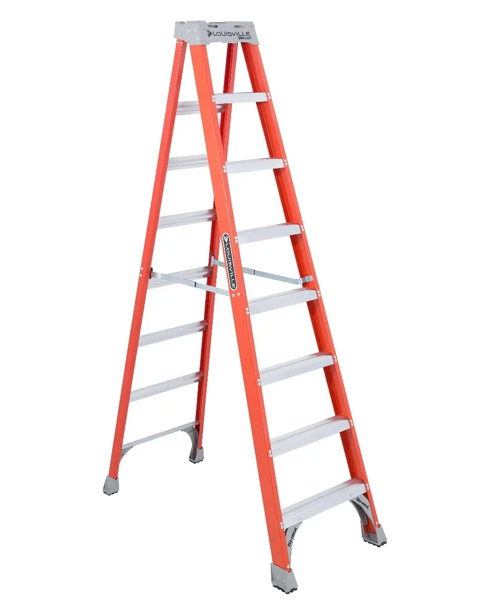 60008 FS1508 8' FIBERGLASS STEPLADDER, TYPE 1A, 300 LB