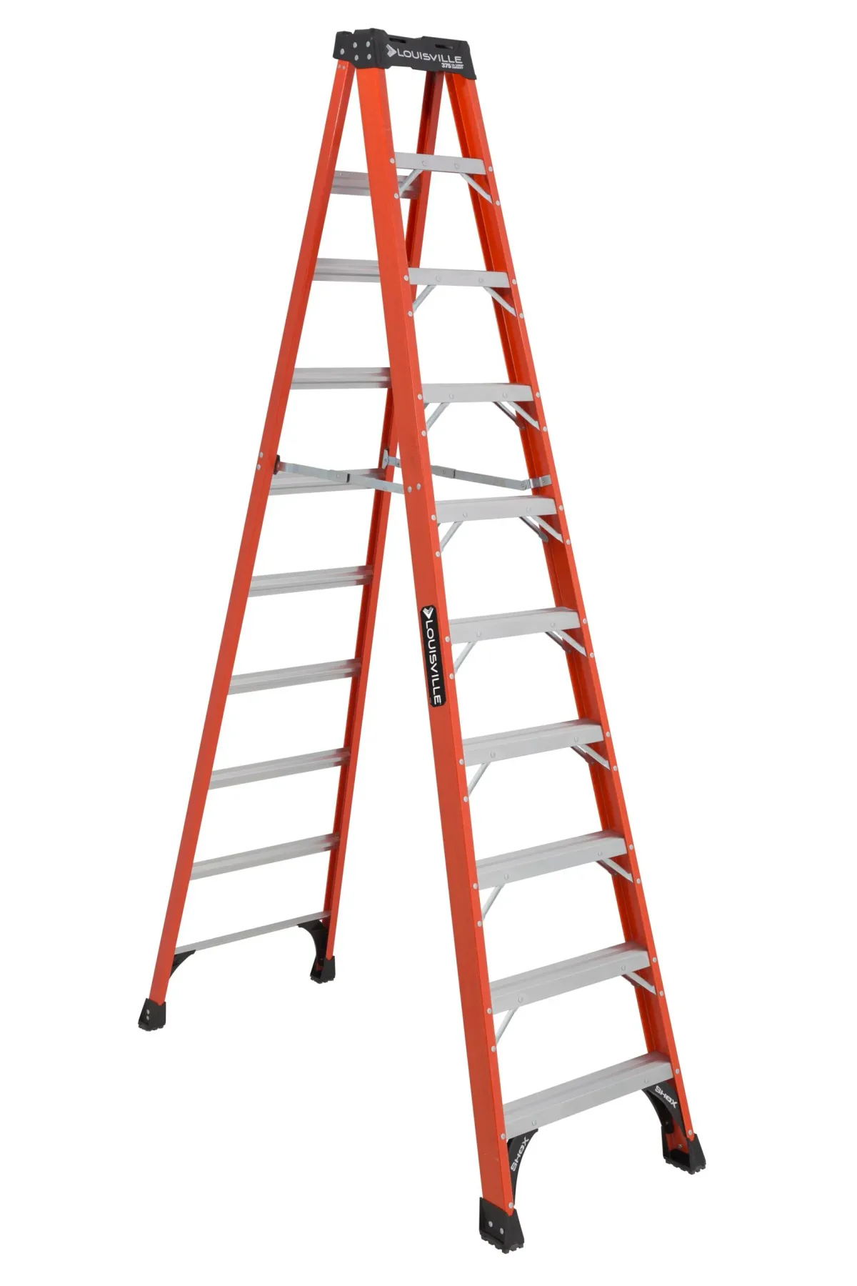 60009 FS1410-HD 10' FIBERGLASS STEPLADDER, 375LB