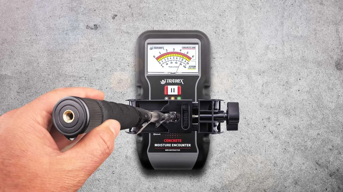 70005 TRAMEX CME5, MOISTURE ENCOUNTER METER, DUAL DEPTH PENETRATION, MEASURES MOISTURE CONTENT LEVELS IN CONCRETE WALLS, AND FLOORS