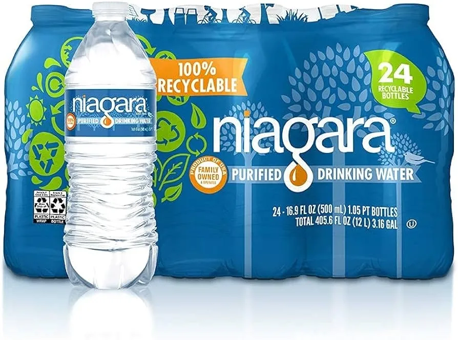 80012 NIAGARA BOTTLED DRINKING WATER, 24 PER CASE, NIA05L24