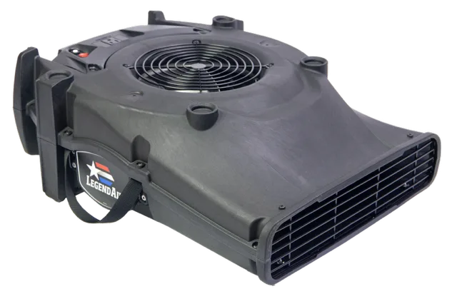 90014 LEGEND AIR LOW PROFILE AIR MOVER, BLACK, 1/4 HP, 1.9 AMP, #127480