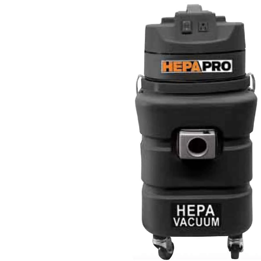 90033 #125-1209-20 HEPAPRO 13 13-GALLON HEPA VACUUM,DRY ONLY, 110CFM, 2HP MOTOR, W/50' CORD, INCLUDES TOOL KIT 12 PER PALLET, SOLD BY EACH
