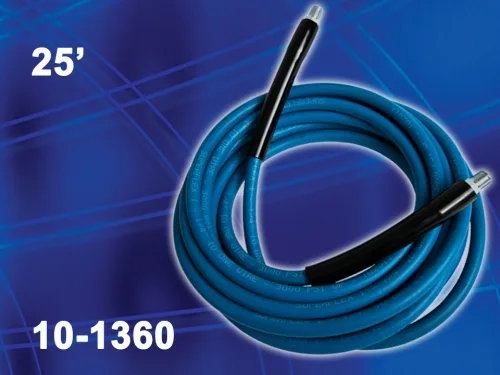 92050 1/4" x 25' WESTPAK 10-1364 3000 PSI BLUE HIGH PRESSURE SOLUTION HOSE WITH QUICK DISCONNECTS